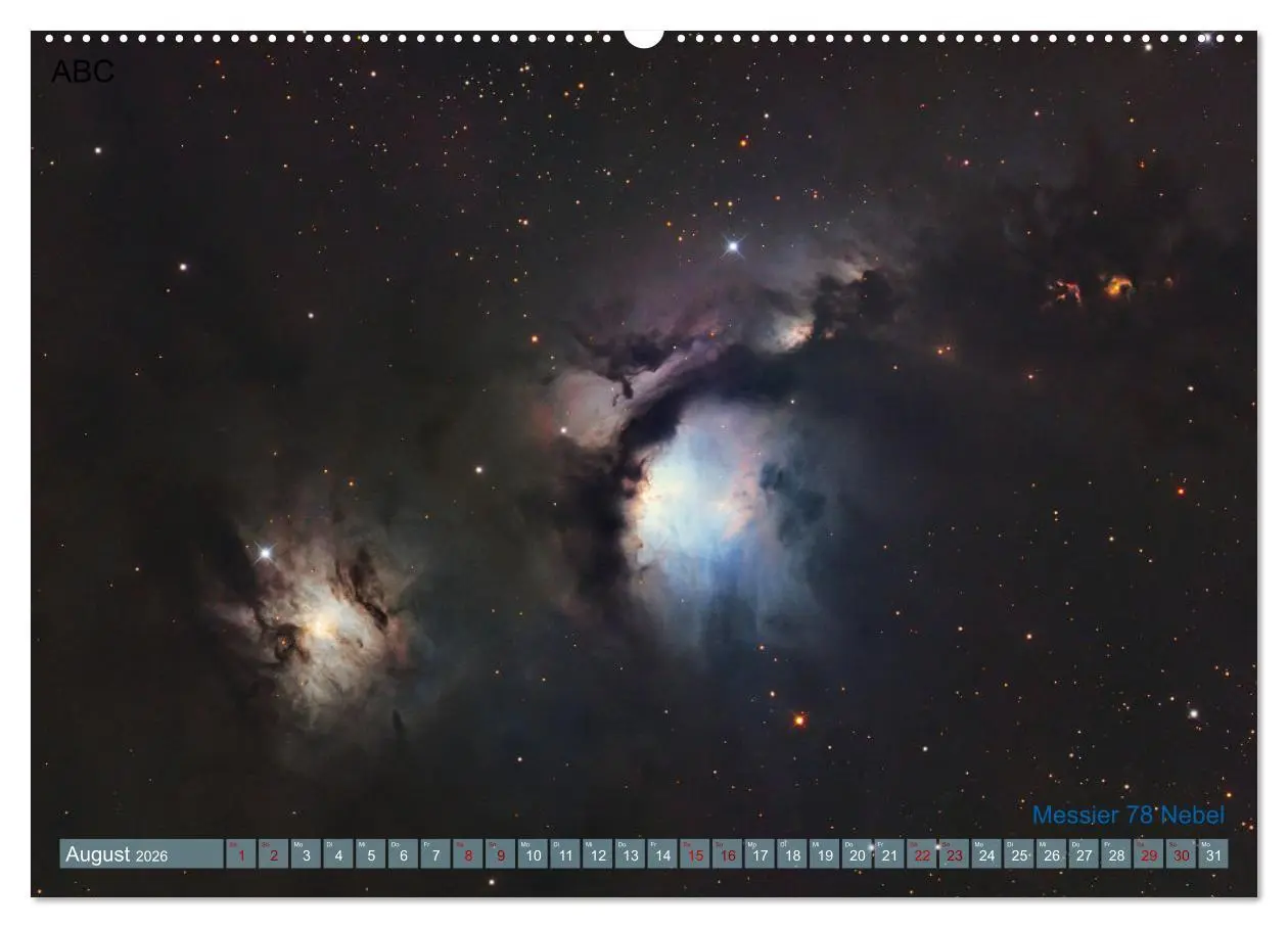 Bild: 9783457399279 | Deep Sky Kalender (Wandkalender 2026 DIN A2 quer), CALVENDO...