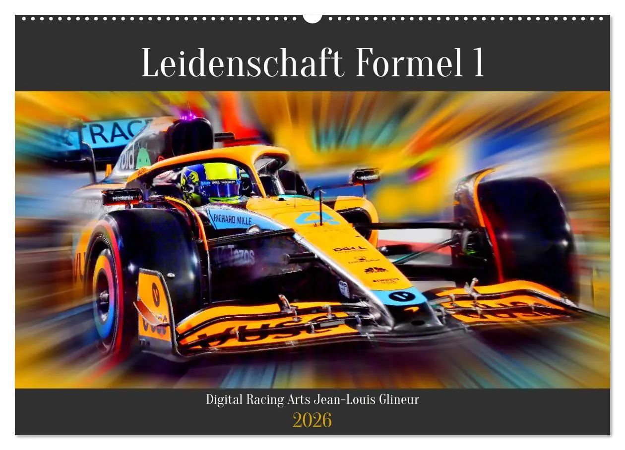 Cover: 9783457609279 | Leidenschaft Formel 1 (Wandkalender 2026 DIN A2 quer), CALVENDO...