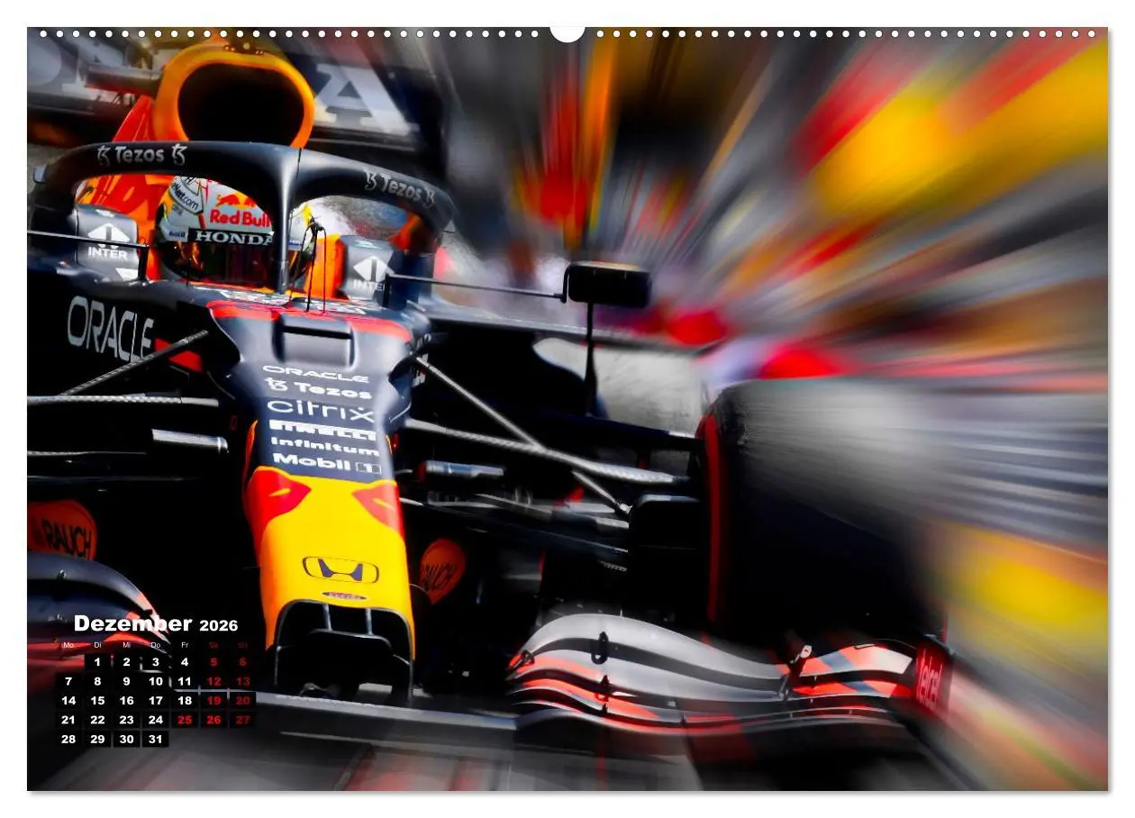 Bild: 9783457609279 | Leidenschaft Formel 1 (Wandkalender 2026 DIN A2 quer), CALVENDO...