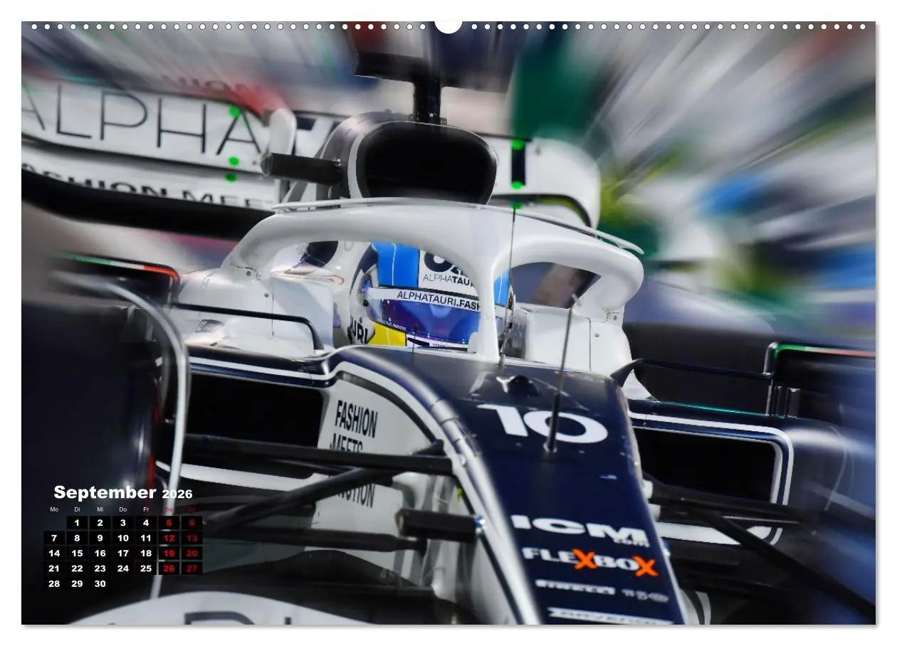 Bild: 9783457609279 | Leidenschaft Formel 1 (Wandkalender 2026 DIN A2 quer), CALVENDO...