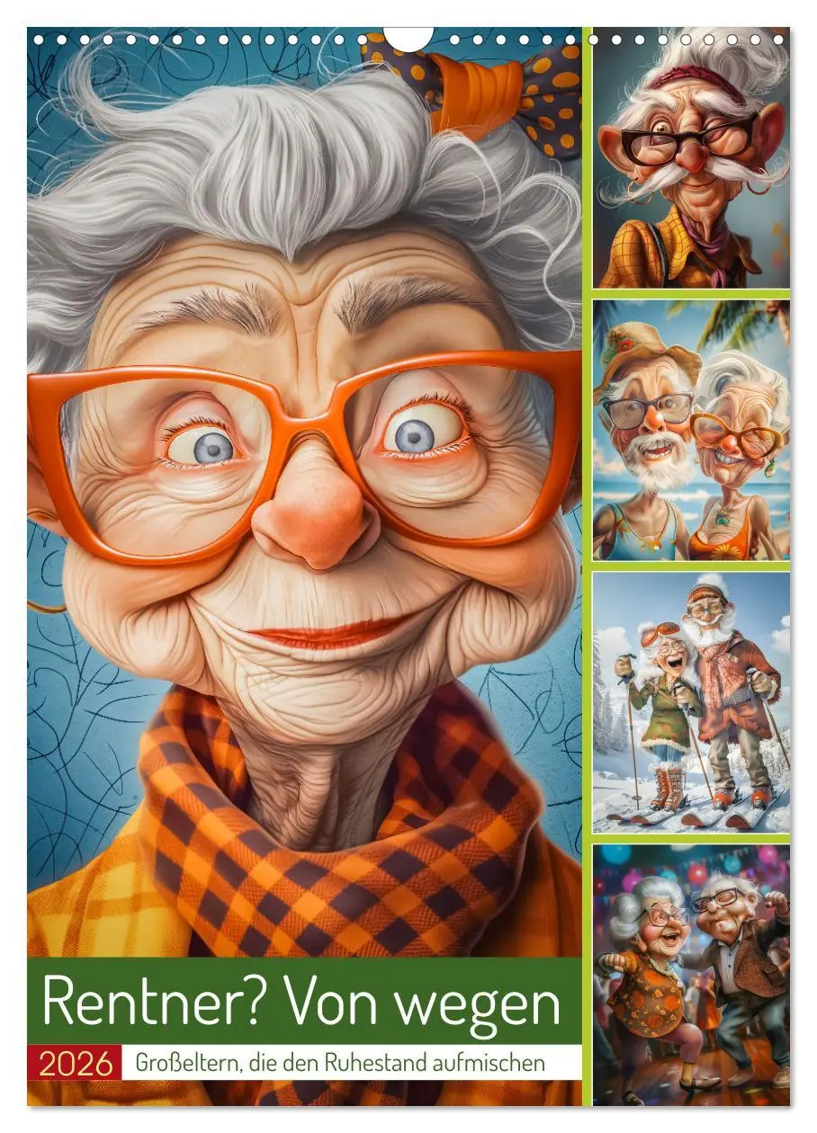 Cover: 9783516249279 | Rentner? Von wegen (Wandkalender 2026 DIN A3 hoch), CALVENDO...
