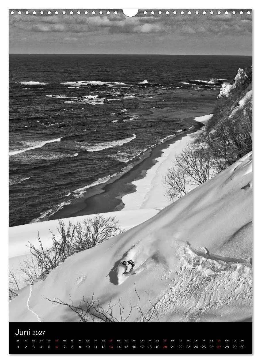 Bild: 9783594229279 | Monochrome Ski (Wandkalender 2027 DIN A3 hoch), CALVENDO...