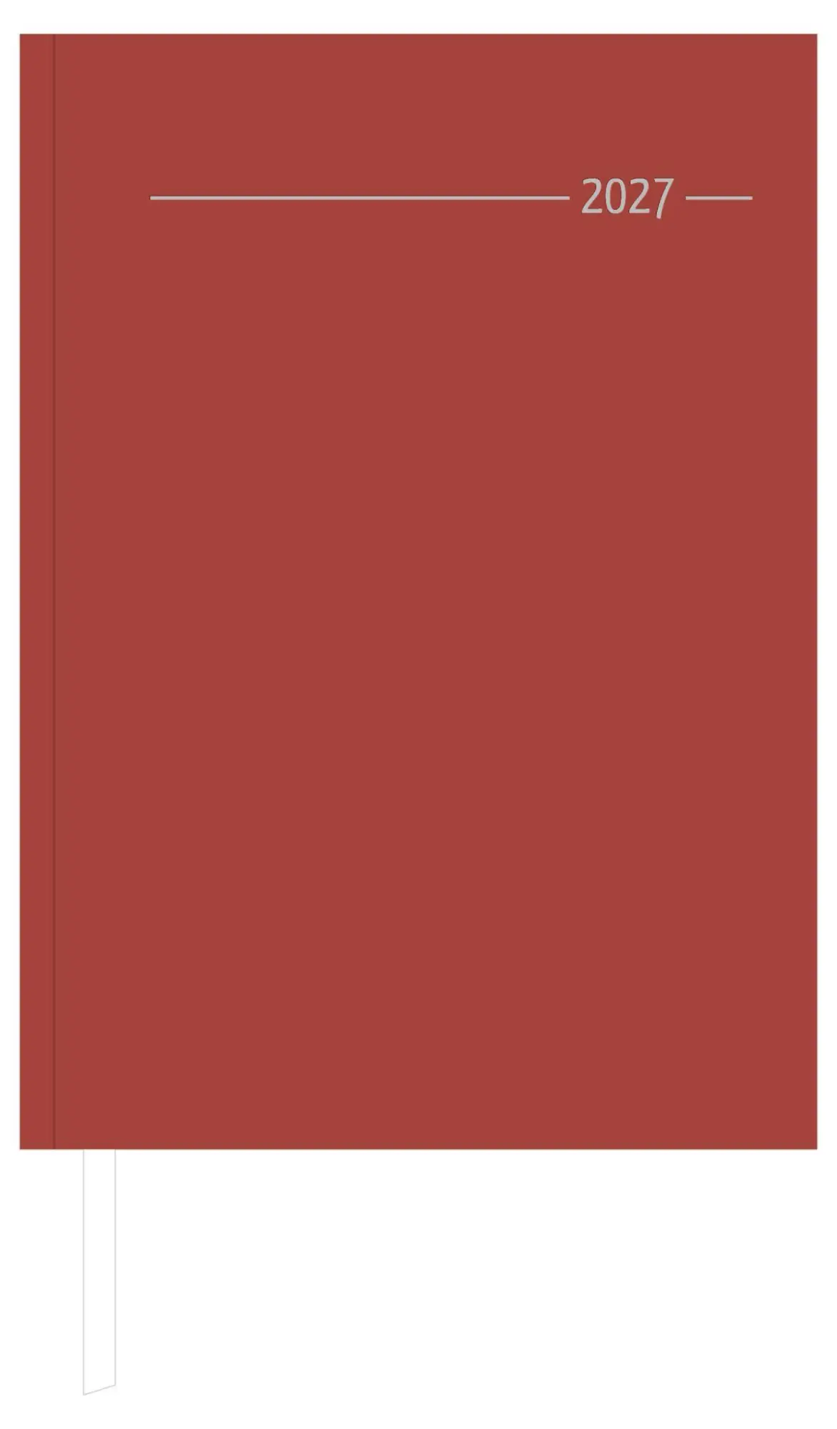 Cover: 4069095019379 | Wochenplaner Tucson rot A5 128 Seiten 2027 | KG | Buch | Lesebändchen