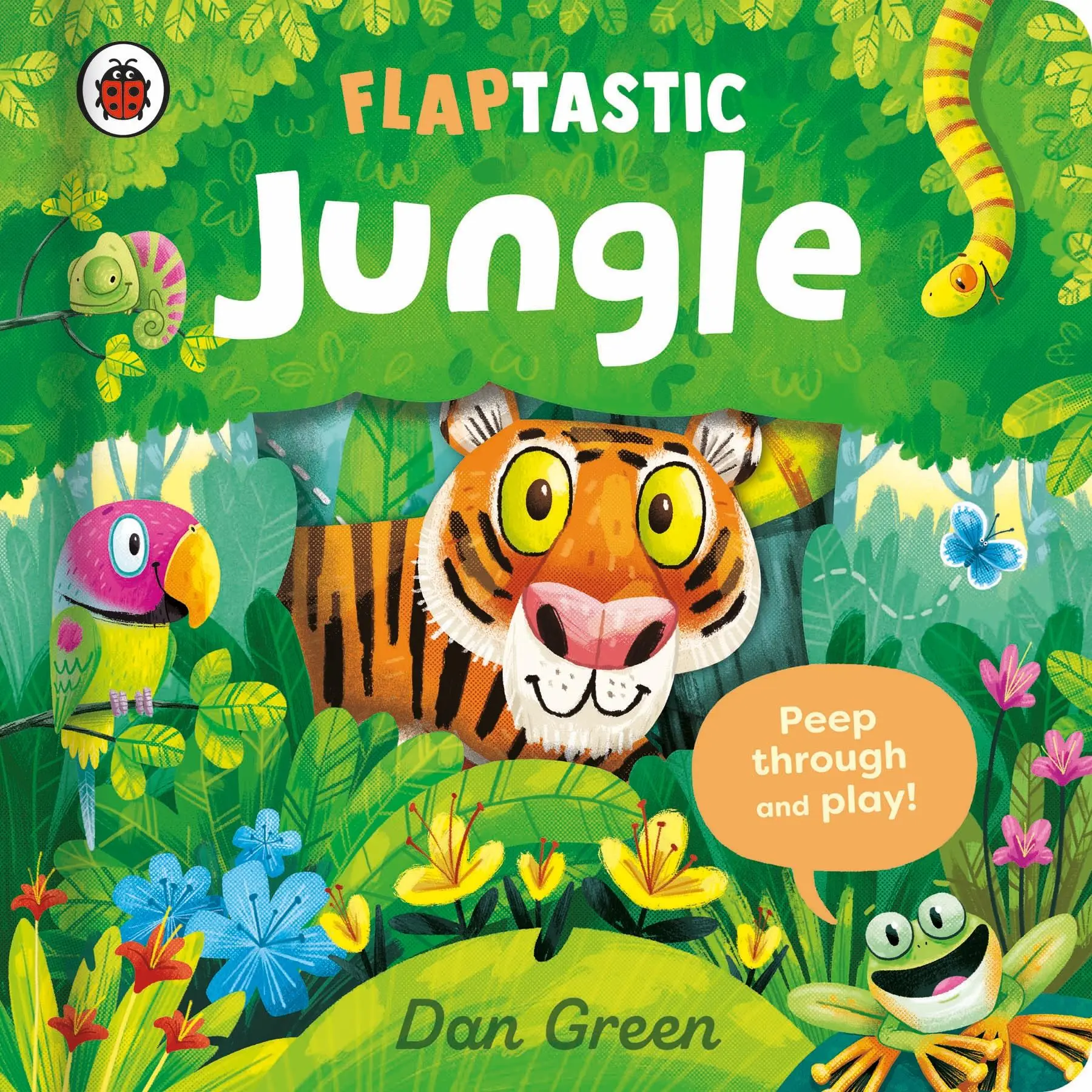 Cover: 9780241699379 | Flaptastic Jungle | Peep through and play! | Dan Green | Buch | 2025