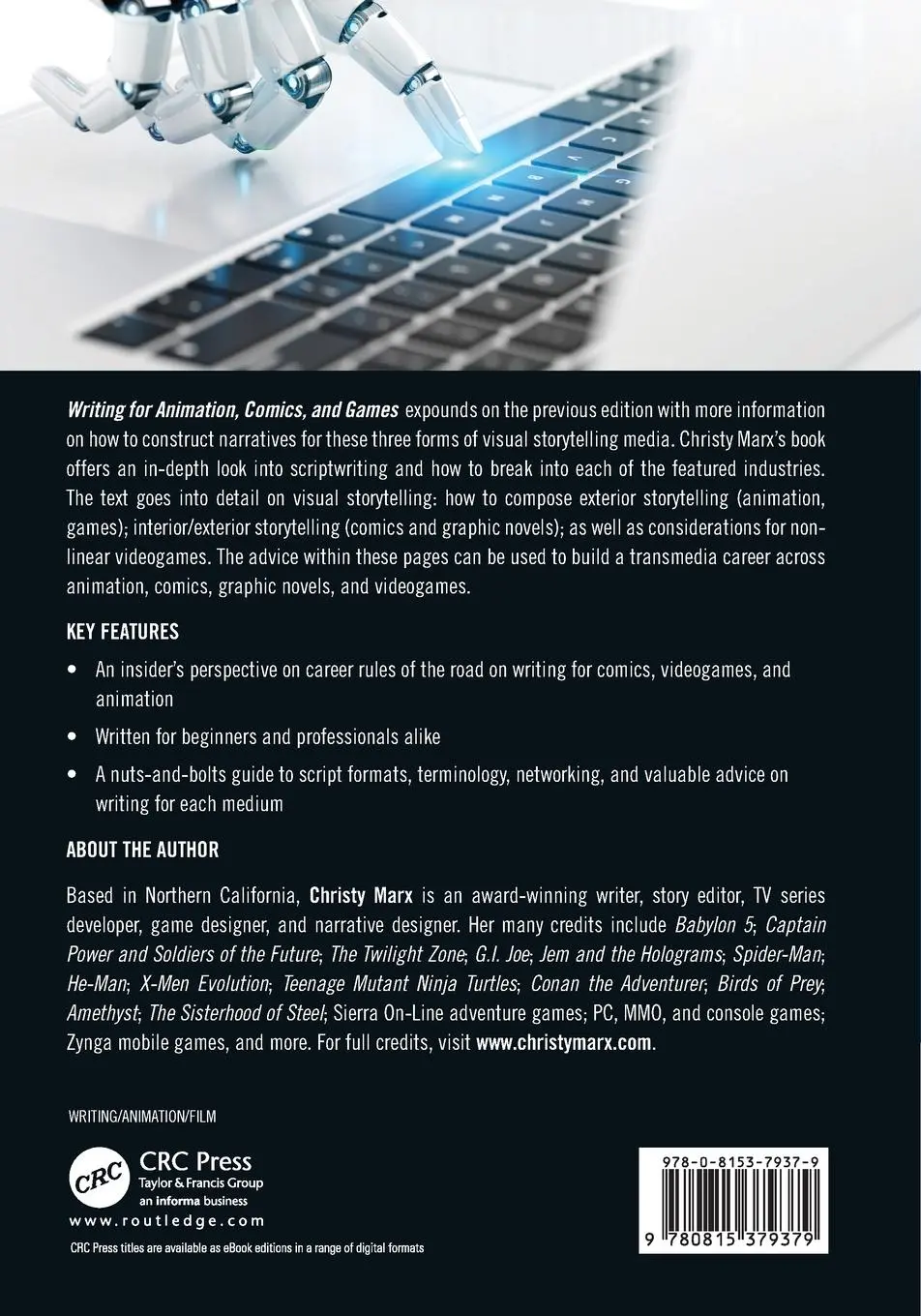 Rückseite: 9780815379379 | Writing for Animation, Comics, and Games | Christy Marx | Taschenbuch
