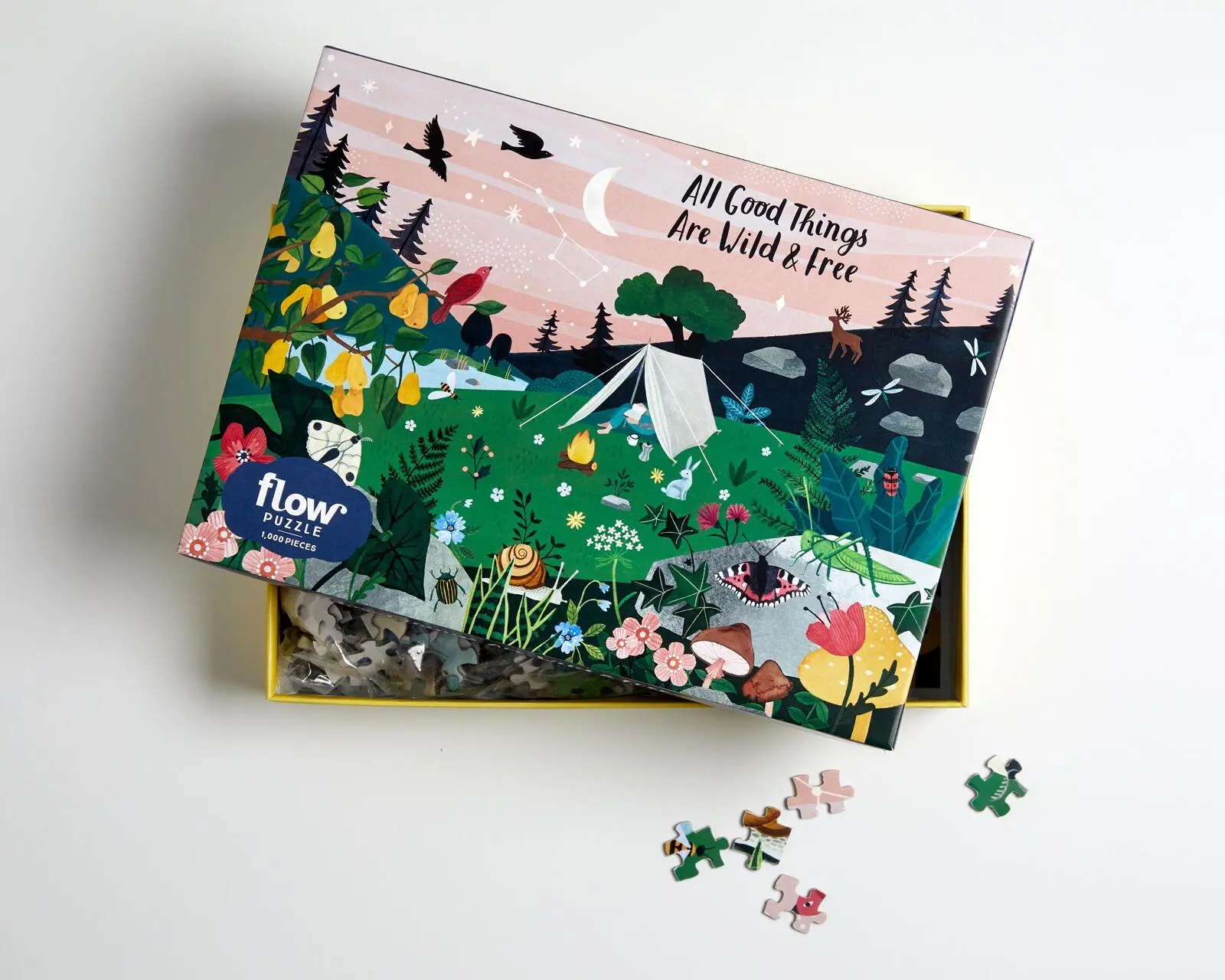 Bild: 9781523509379 | All Good Things Are Wild and Free 1,000-Piece Puzzle (Flow) Adults...