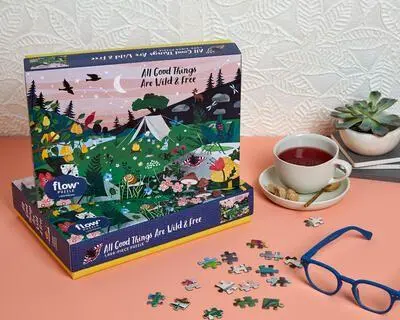Bild: 9781523509379 | All Good Things Are Wild and Free 1,000-Piece Puzzle (Flow) Adults...