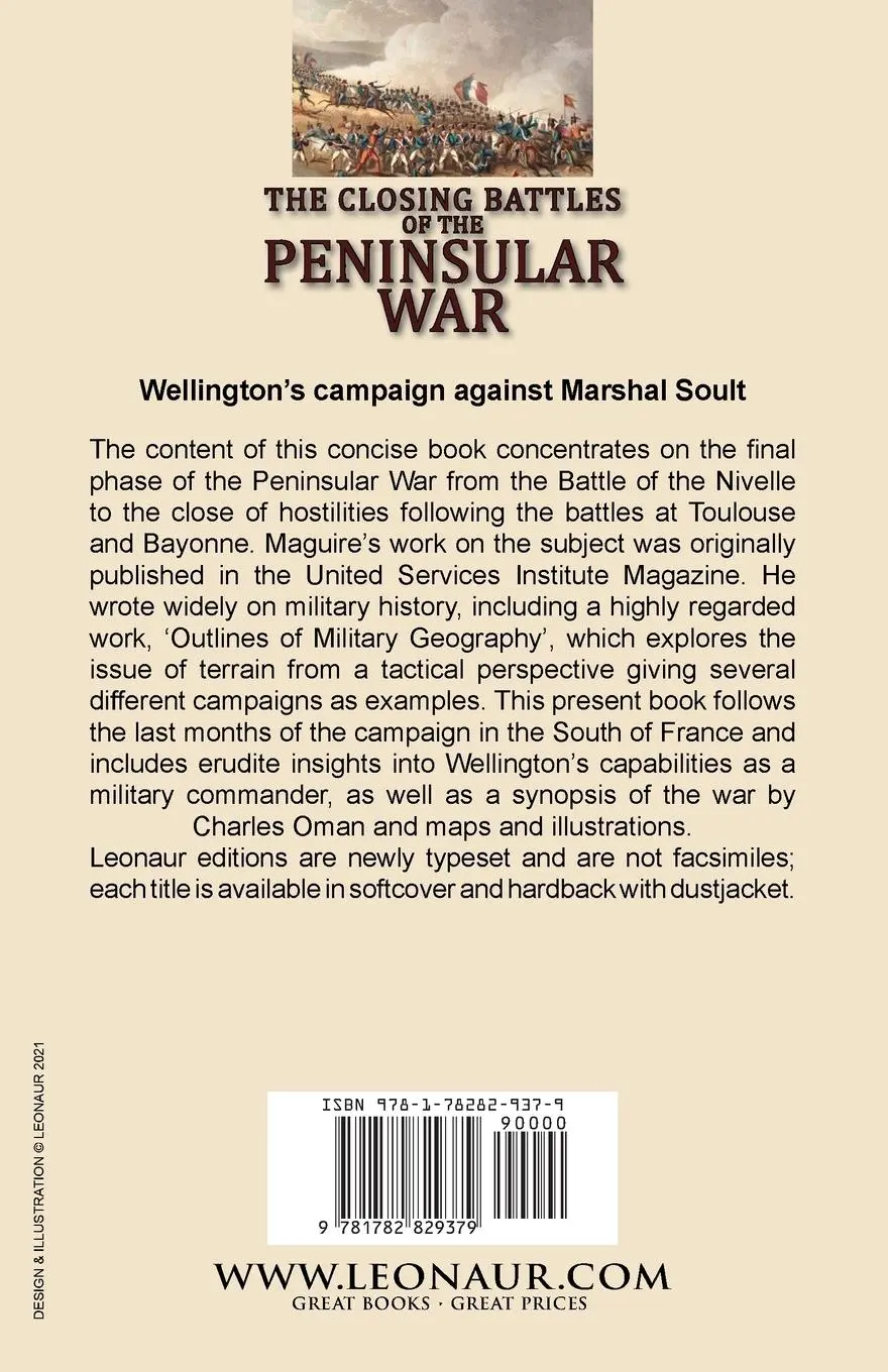 Rückseite: 9781782829379 | The Closing Battles of the Peninsular War | T. Miller Maguire | Buch