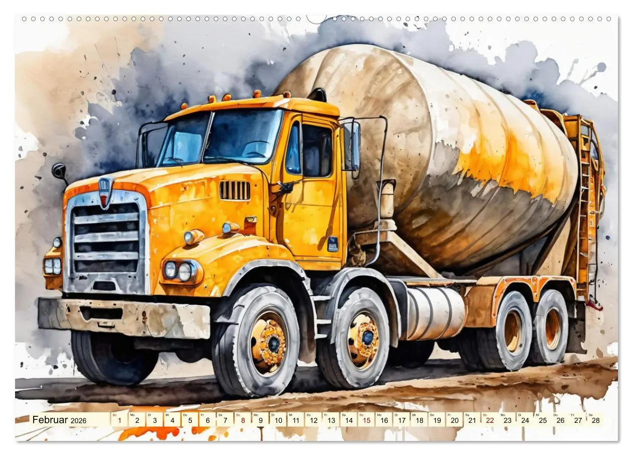 Bild: 9783457389379 | Nostalgische Trucks (hochwertiger Premium Wandkalender 2026 DIN A2...