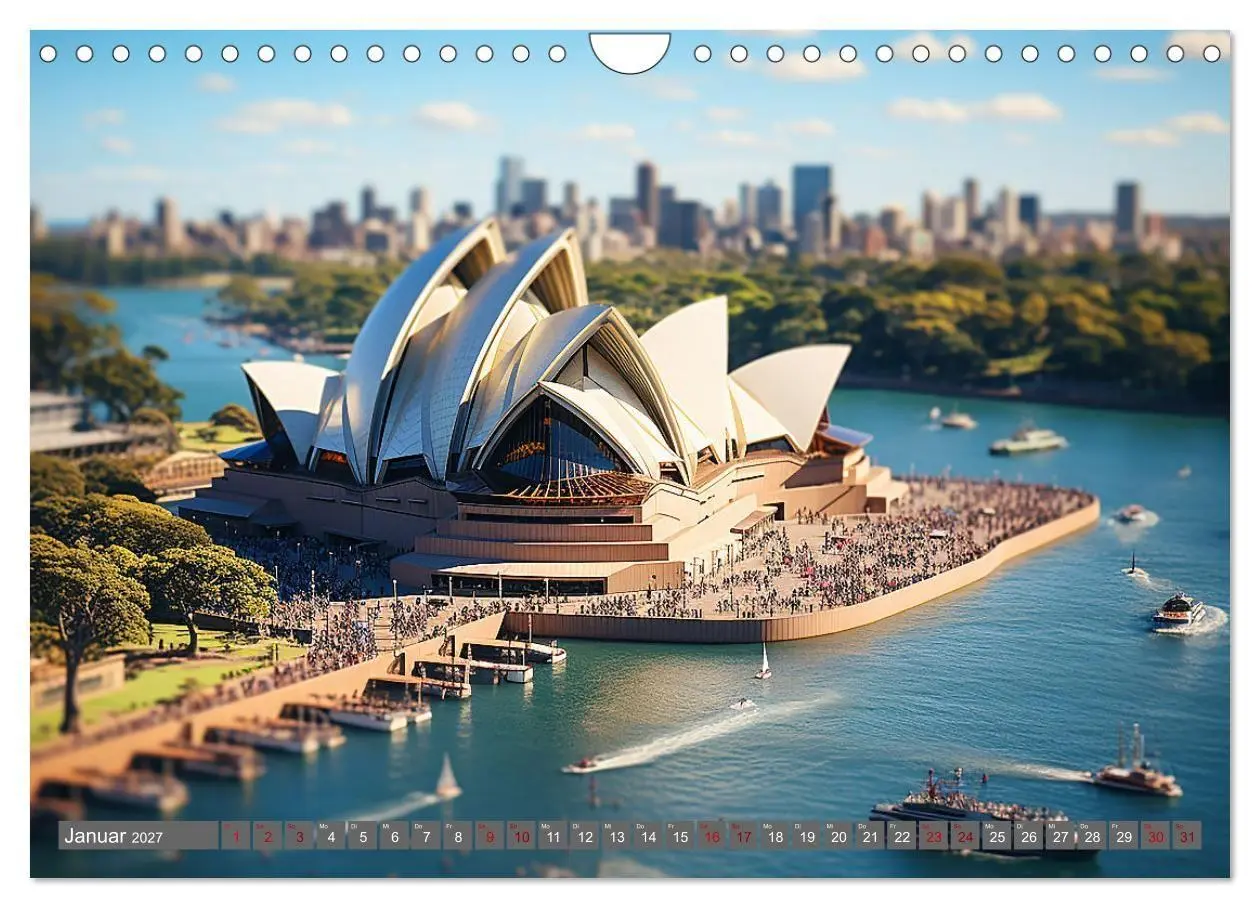 Bild: 9783569259379 | Urlaub in Miniatur (Wandkalender 2027 DIN A4 quer), CALVENDO...