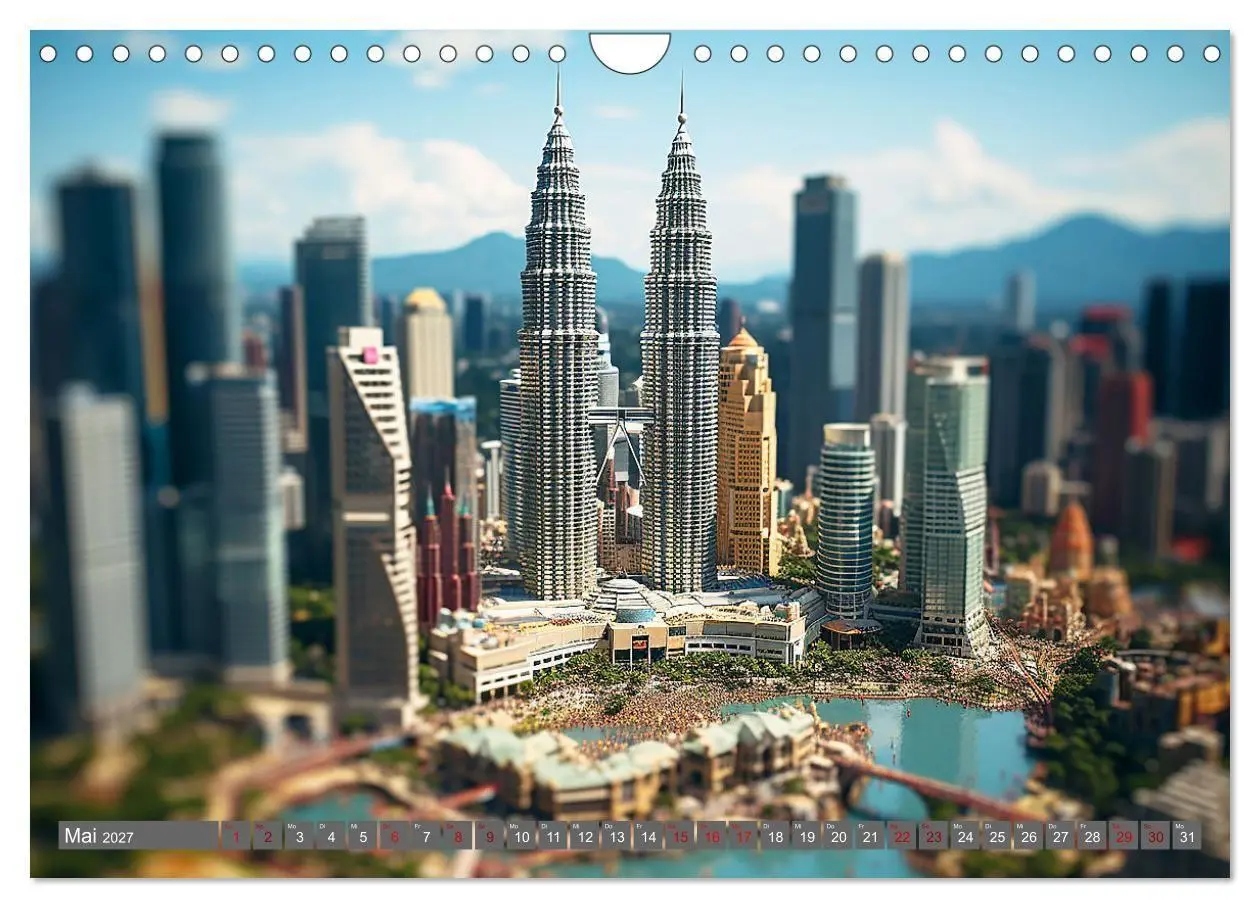 Bild: 9783569259379 | Urlaub in Miniatur (Wandkalender 2027 DIN A4 quer), CALVENDO...
