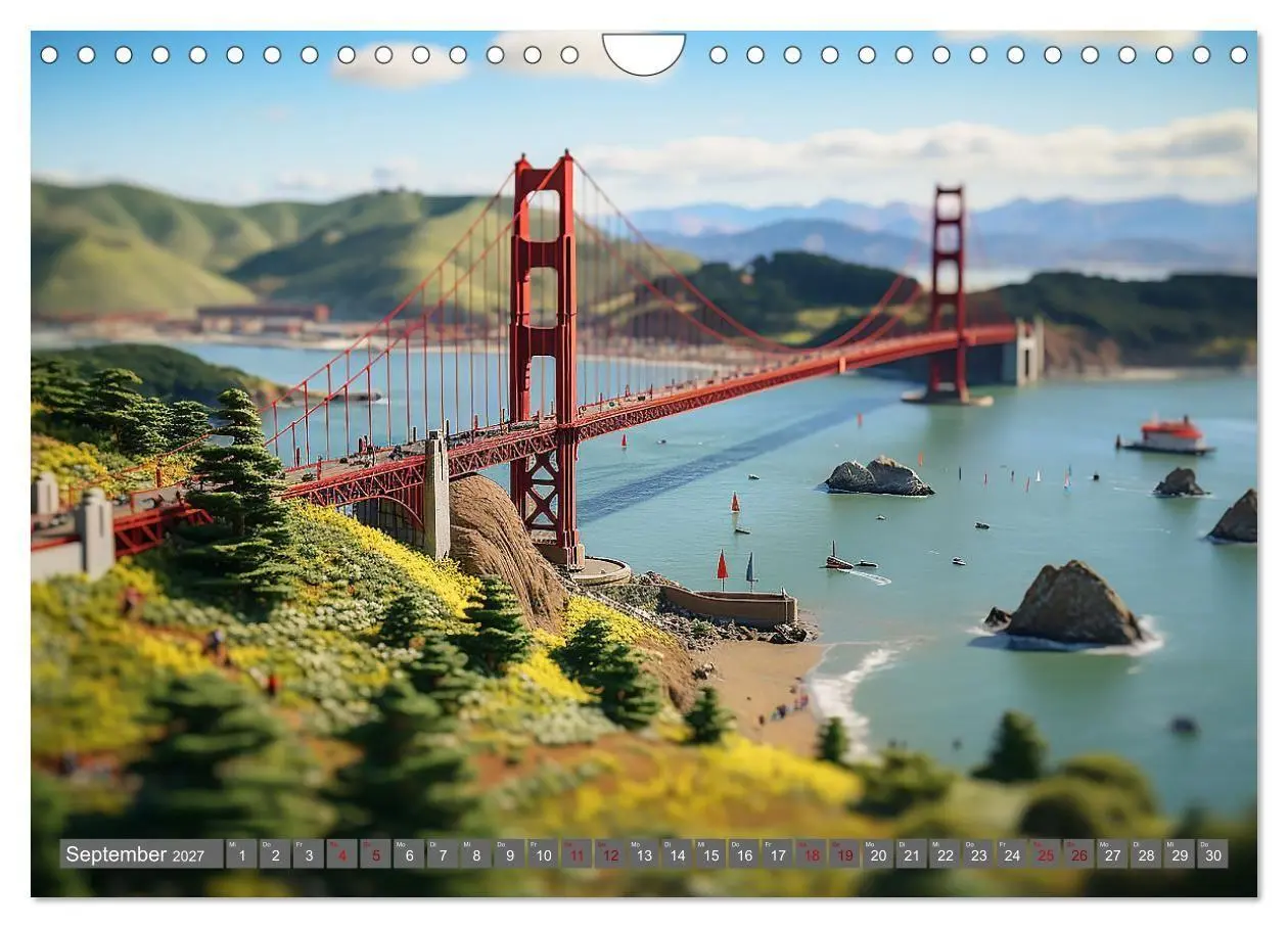 Bild: 9783569259379 | Urlaub in Miniatur (Wandkalender 2027 DIN A4 quer), CALVENDO...