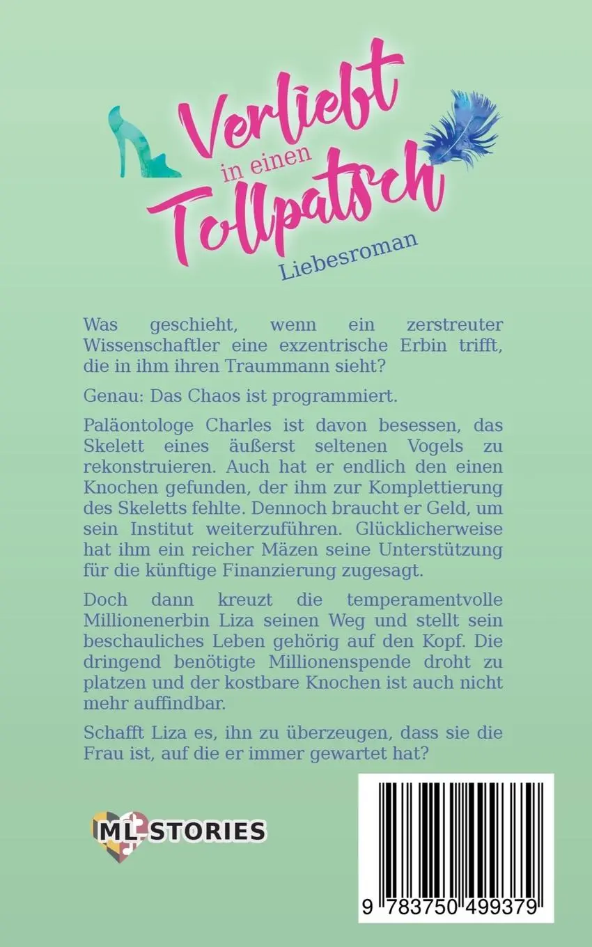 Rückseite: 9783750499379 | Verliebt in einen Tollpatsch | Joy Tyler Ivory | Taschenbuch | 268 S.