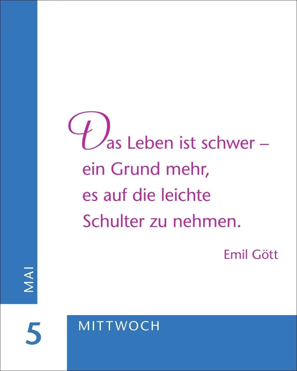 Bild: 9783840039379 | Ein Jahr gute Laune Mini-Geschenkkalender 2027 | Julia Linne | 380 S.