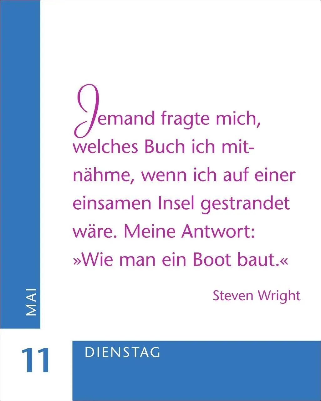 Bild: 9783840039379 | Ein Jahr gute Laune Mini-Geschenkkalender 2027 | Julia Linne | 380 S.