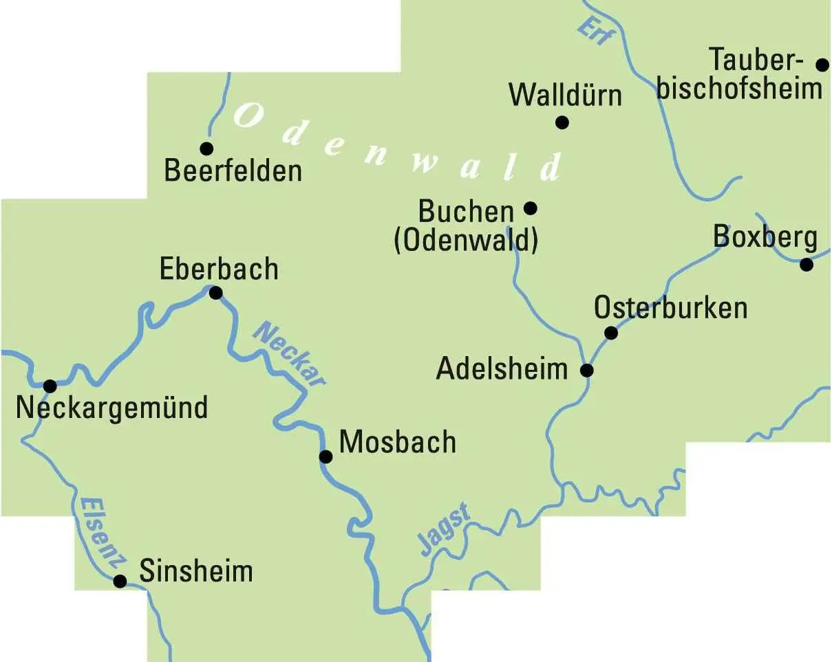 Rückseite: 9783870739379 | ADFC-Regionalkarte Neckar-Odenwald, 1:50.000, reiß- und wetterfest,...