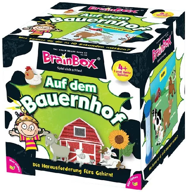 Cover: 5025822949479 | BrainBox, Auf dem Bauernhof (Kinderspiel) | BRAIN BOX | Spiel | Karten