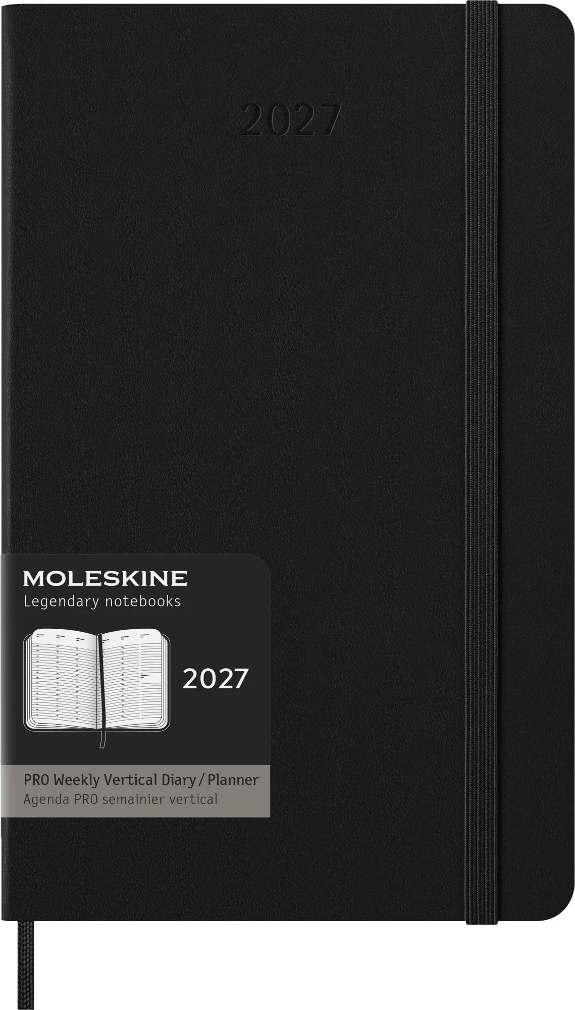 Cover: 8056999279479 | Moleskine 12 Monate Pro Wochen Notizkalender 2027, Pro Large/A5, 1...