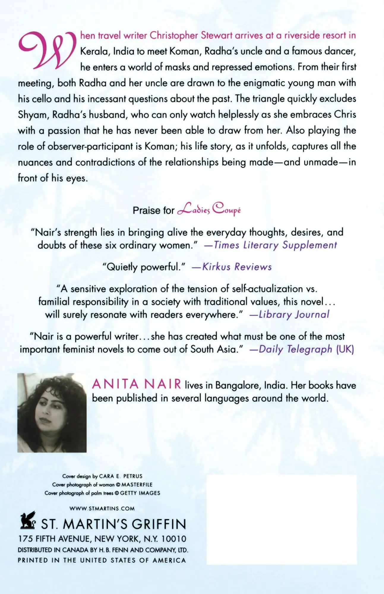 Rückseite: 9780312349479 | mistress | Anita Nair | Taschenbuch | 429 S. | Englisch | 2006