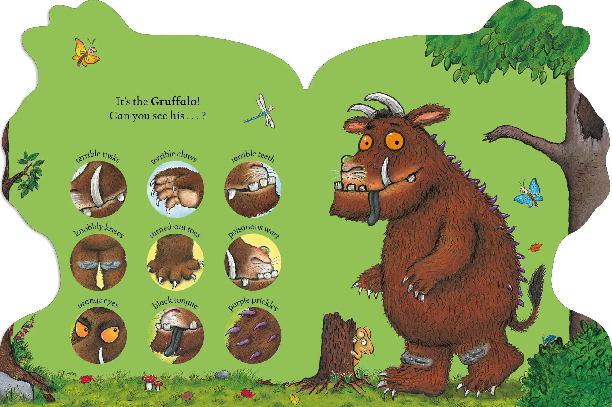 Bild: 9781035049479 | All About the Gruffalo | A shaped board book, perfect for little paws!