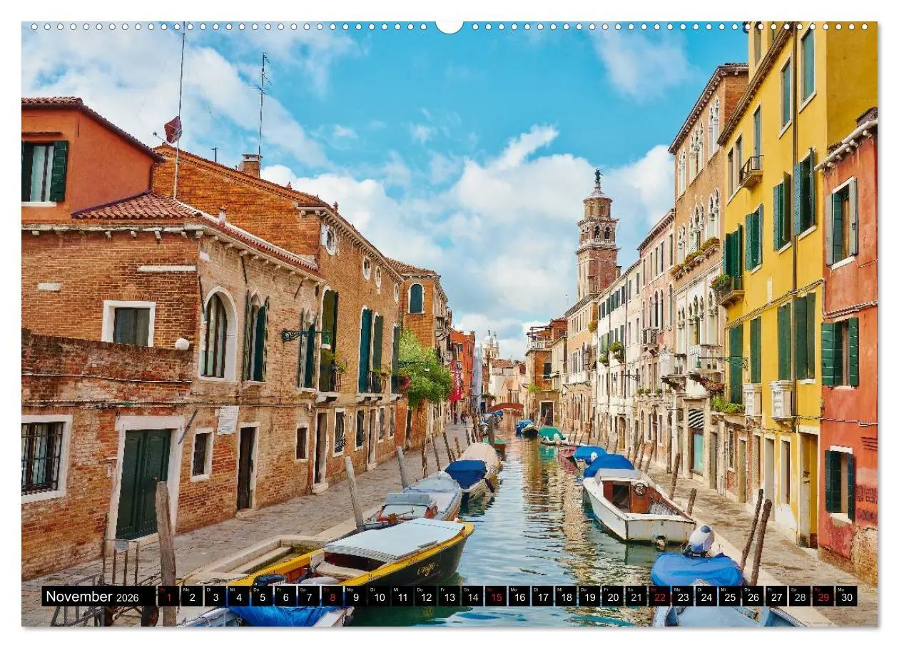 Bild: 9783516089479 | Besuch in Venedig (Wandkalender 2026 DIN A2 quer), CALVENDO...