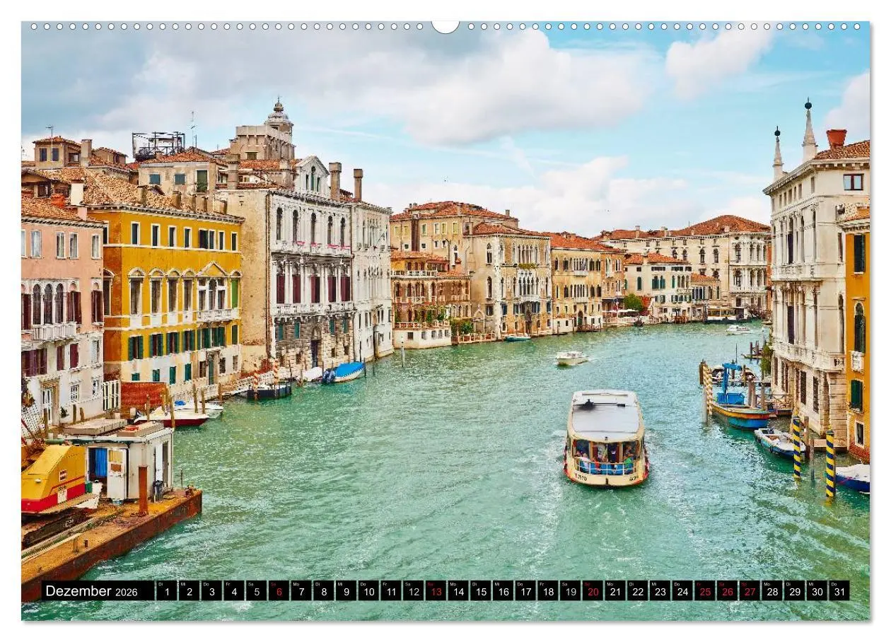 Bild: 9783516089479 | Besuch in Venedig (Wandkalender 2026 DIN A2 quer), CALVENDO...
