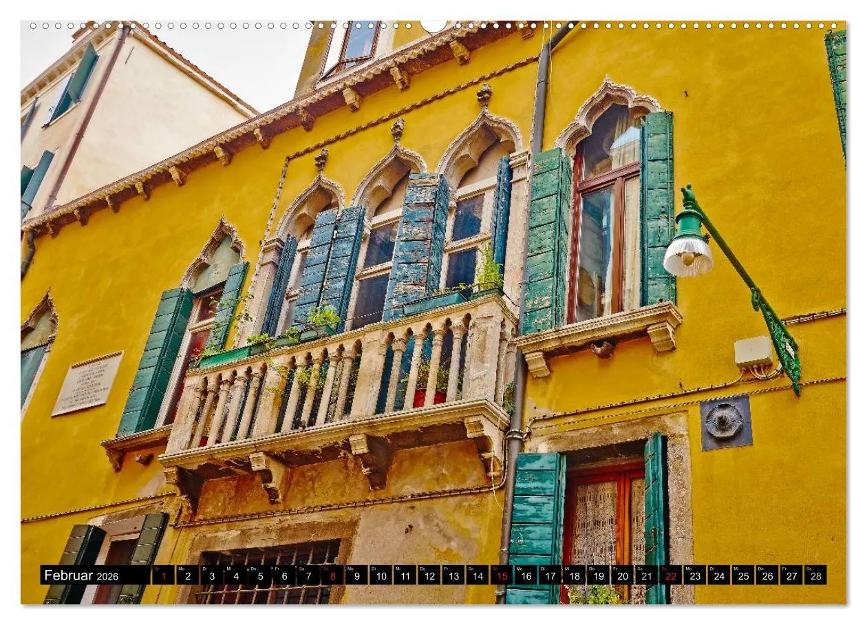 Bild: 9783516089479 | Besuch in Venedig (Wandkalender 2026 DIN A2 quer), CALVENDO...