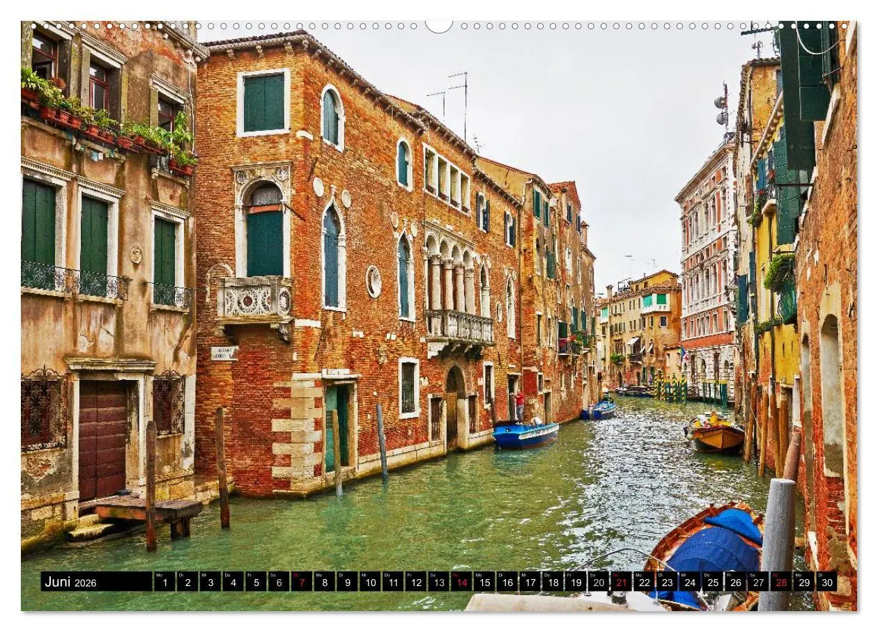 Bild: 9783516089479 | Besuch in Venedig (Wandkalender 2026 DIN A2 quer), CALVENDO...