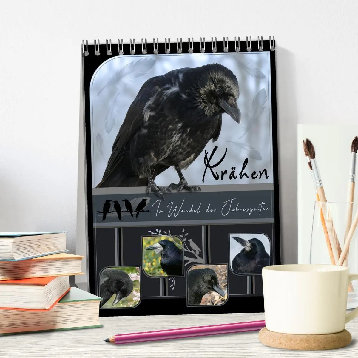 Bild: 9783569009479 | Krähen - Im Wandel der Jahreszeiten (Tischkalender 2027 DIN A5...
