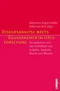 Cover: 9783593389479 | Diskursanalyse meets Gouvernementalitätsforschung | Angermüller | Buch