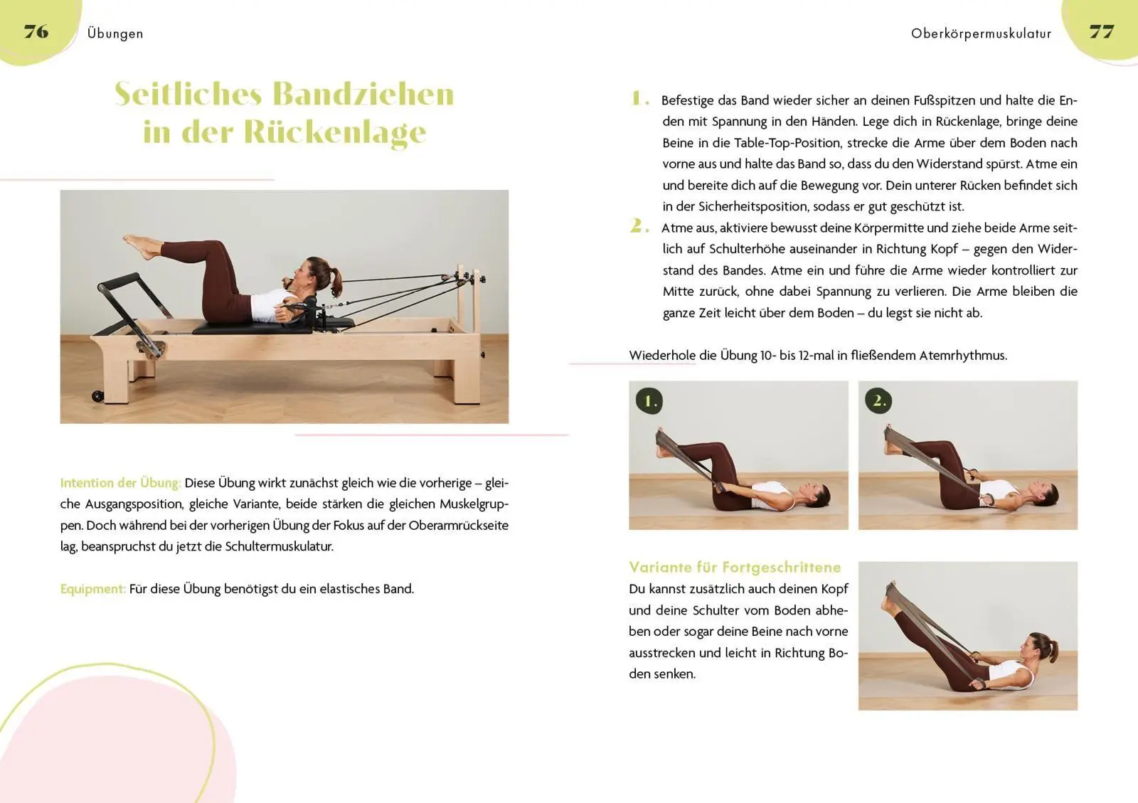 Bild: 9783742329479 | Reformer Pilates für zu Hause | Marcela Gerl (u. a.) | Taschenbuch