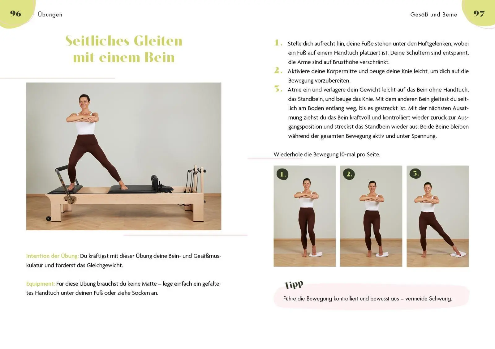 Bild: 9783742329479 | Reformer Pilates für zu Hause | Marcela Gerl (u. a.) | Taschenbuch