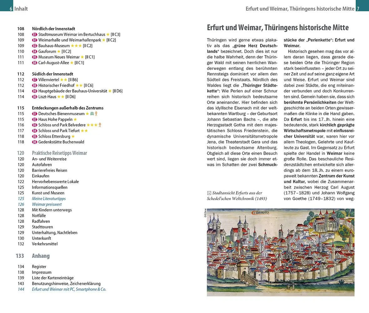 Bild: 9783831739479 | Reise Know-How CityTrip Erfurt und Weimar | Martin Schmidt | Buch