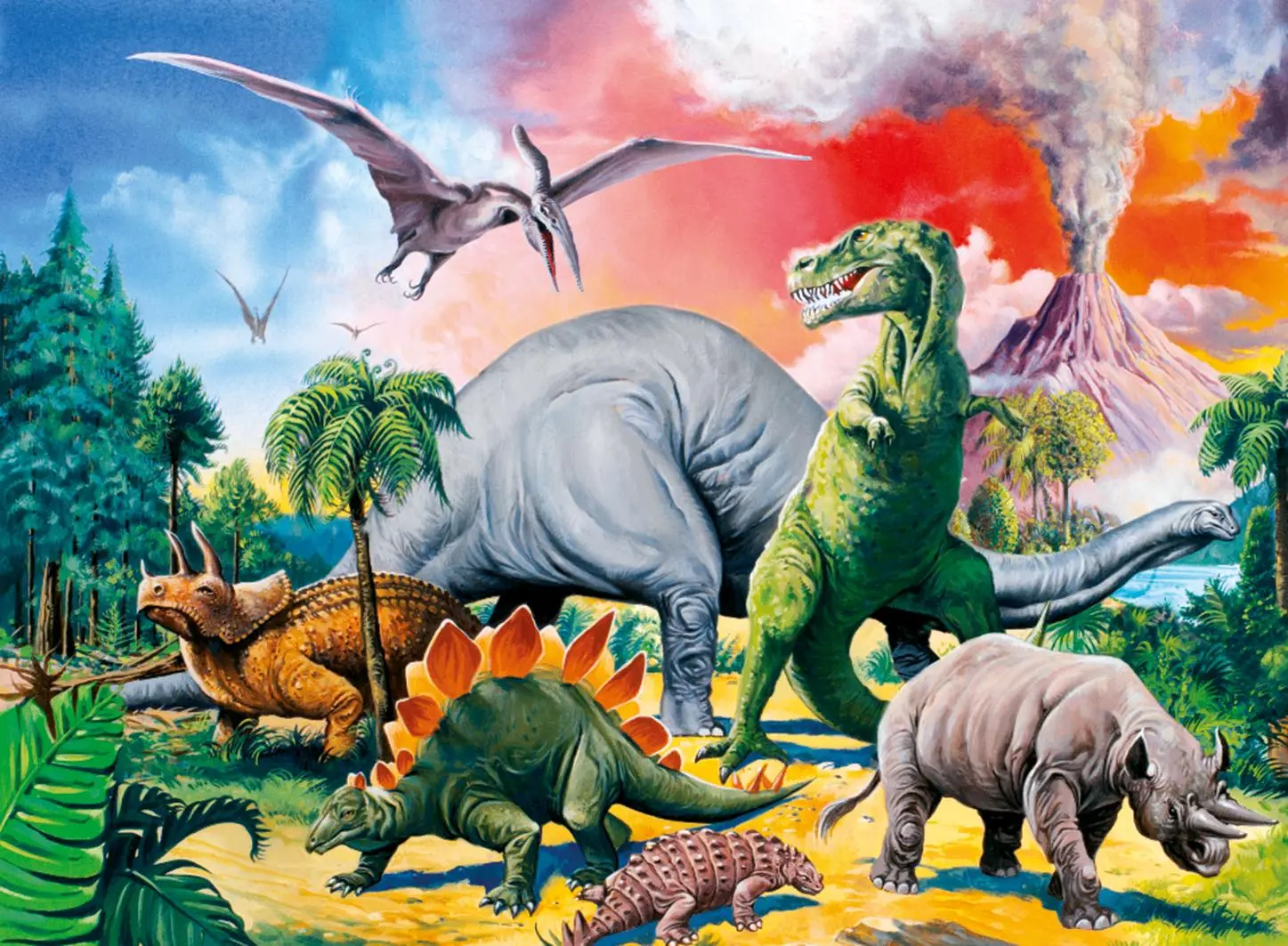 Bild: 4005556109579 | Unter Dinosauriern. Puzzle 100 Teile XXL | Spiel | Kinderpuzzle | 2016