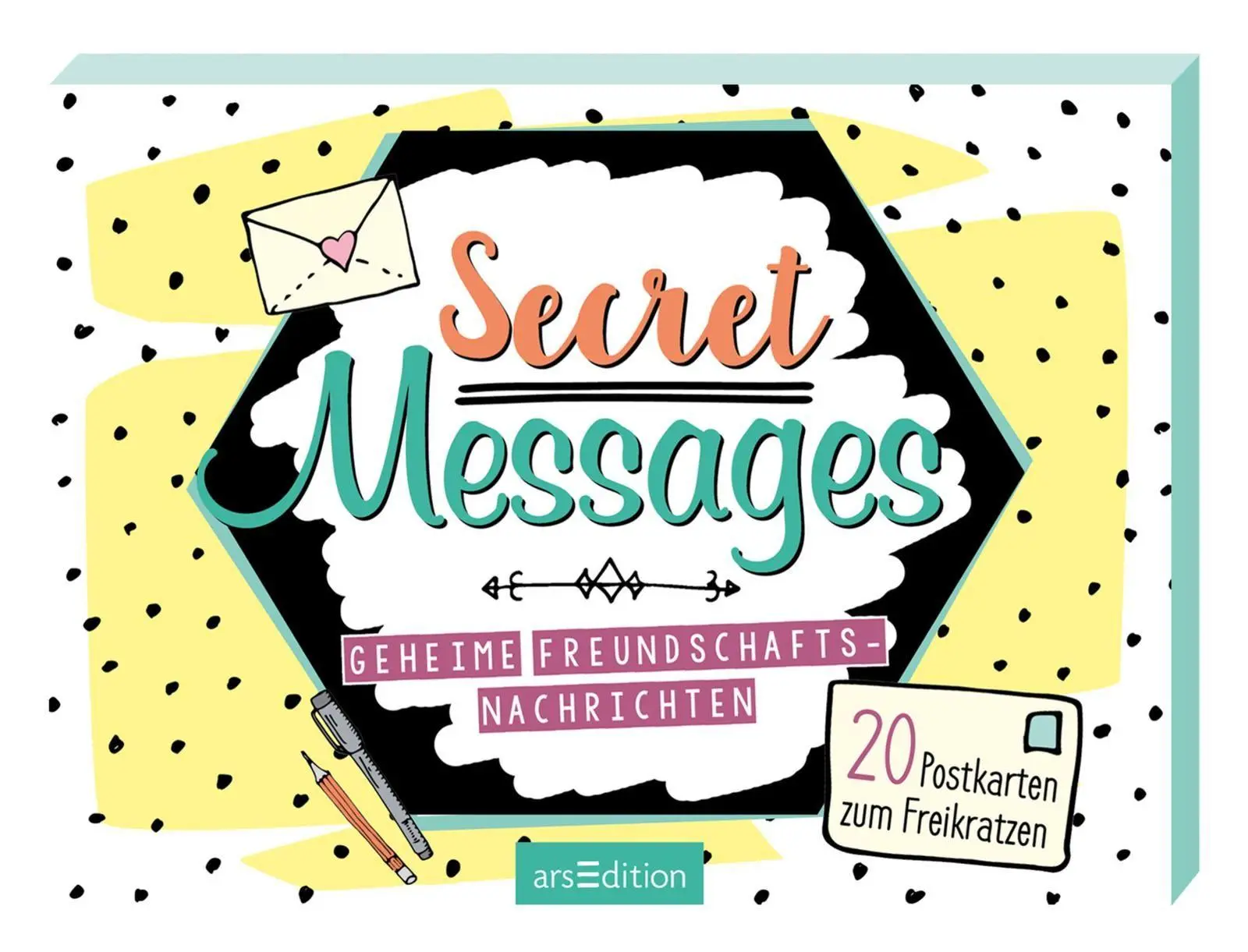 Cover: 4014489119579 | Secret Messages | 20 Postkarten zum Freikratzen | Taschenbuch | 40 S.