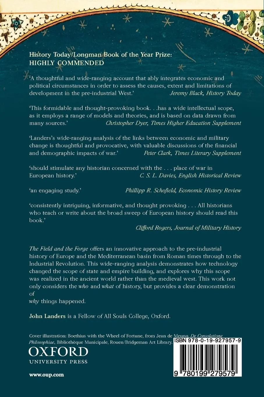 Rückseite: 9780199279579 | The Field and the Forge | John Landers | Taschenbuch | Englisch | 2005