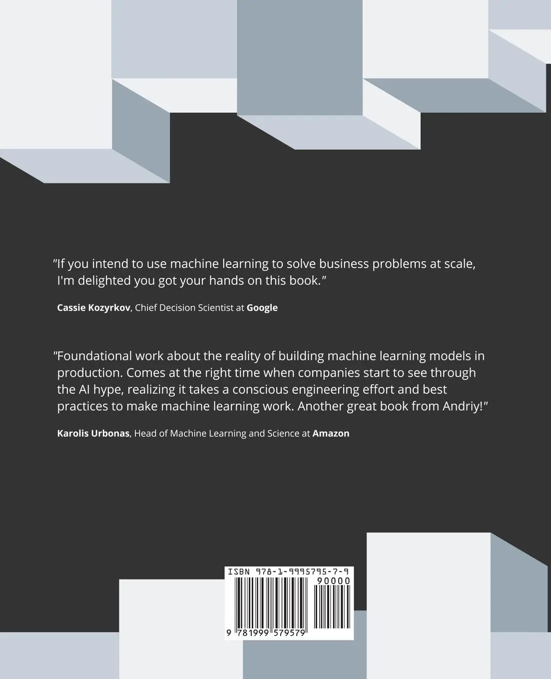 Rückseite: 9781999579579 | Machine Learning Engineering | Andriy Burkov | Taschenbuch | Englisch