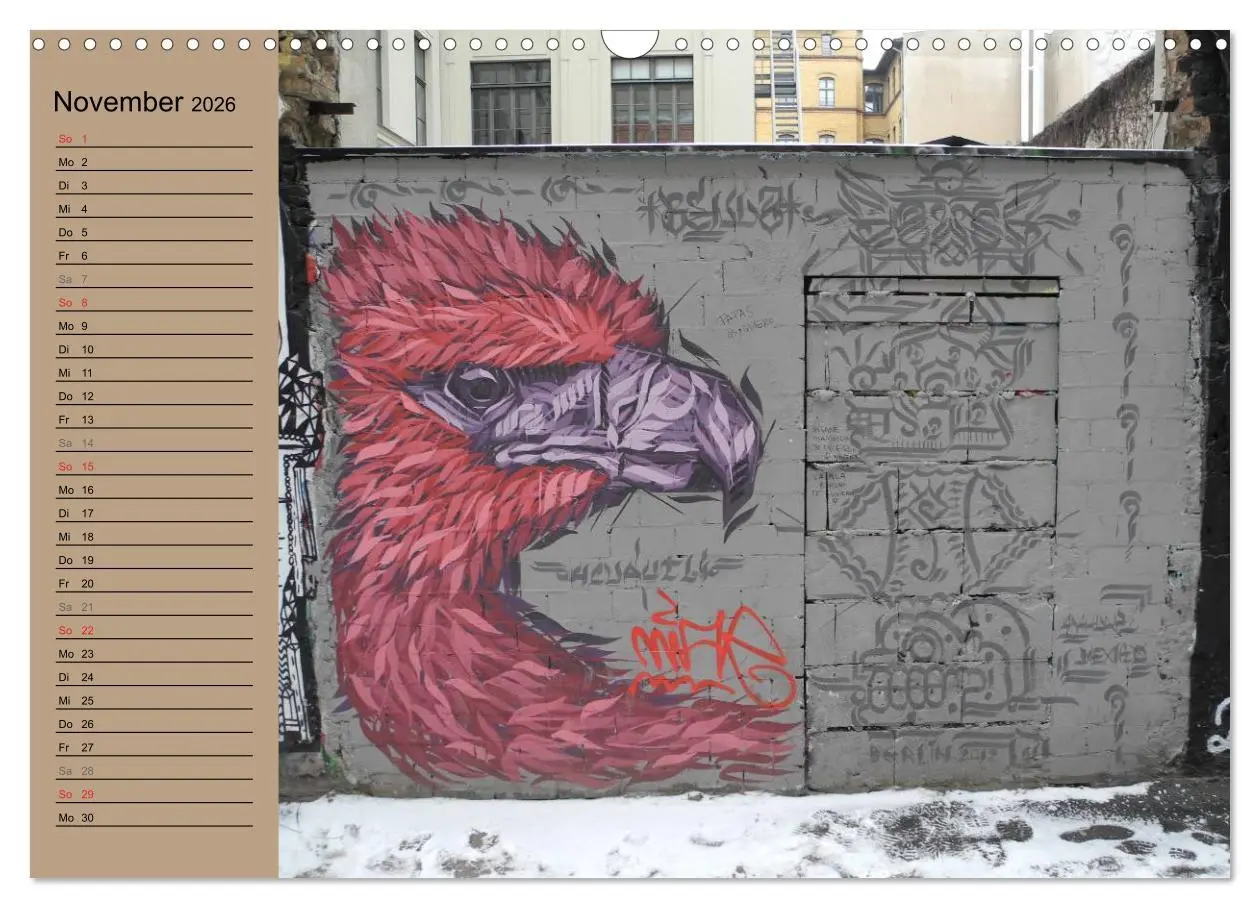 Bild: 9783516149579 | Street-Art Berlin (Wandkalender 2026 DIN A3 quer), CALVENDO...
