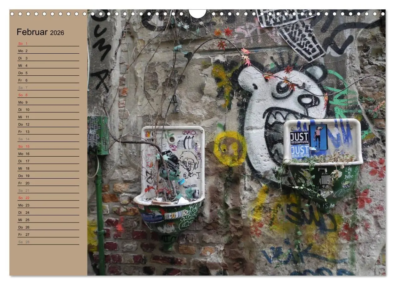 Bild: 9783516149579 | Street-Art Berlin (Wandkalender 2026 DIN A3 quer), CALVENDO...