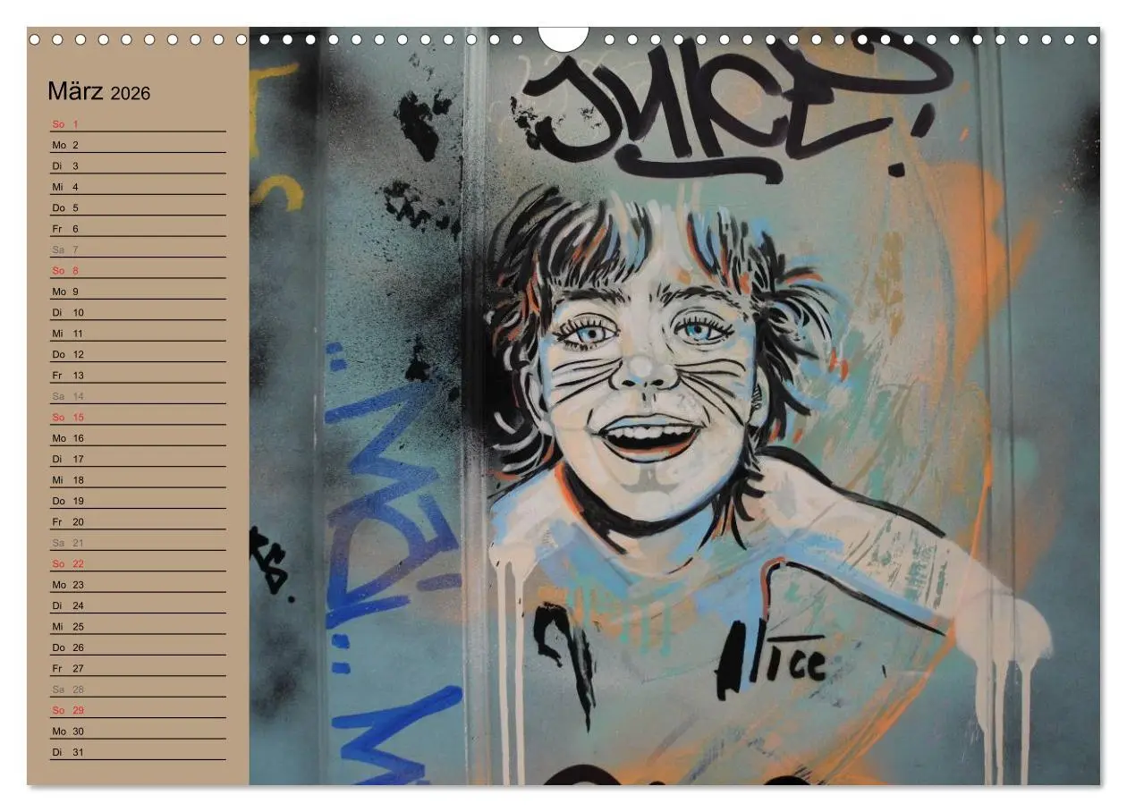 Bild: 9783516149579 | Street-Art Berlin (Wandkalender 2026 DIN A3 quer), CALVENDO...
