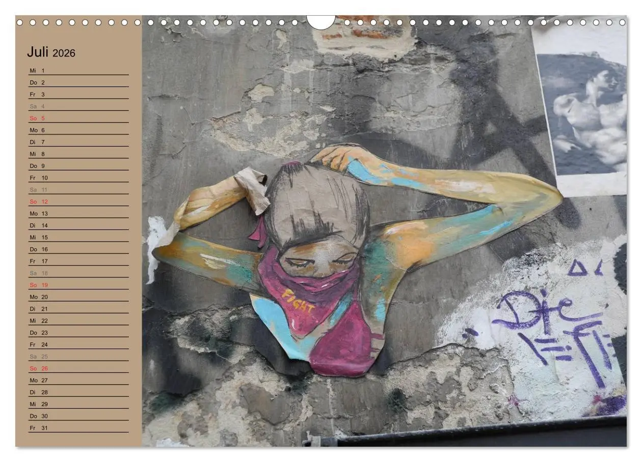 Bild: 9783516149579 | Street-Art Berlin (Wandkalender 2026 DIN A3 quer), CALVENDO...