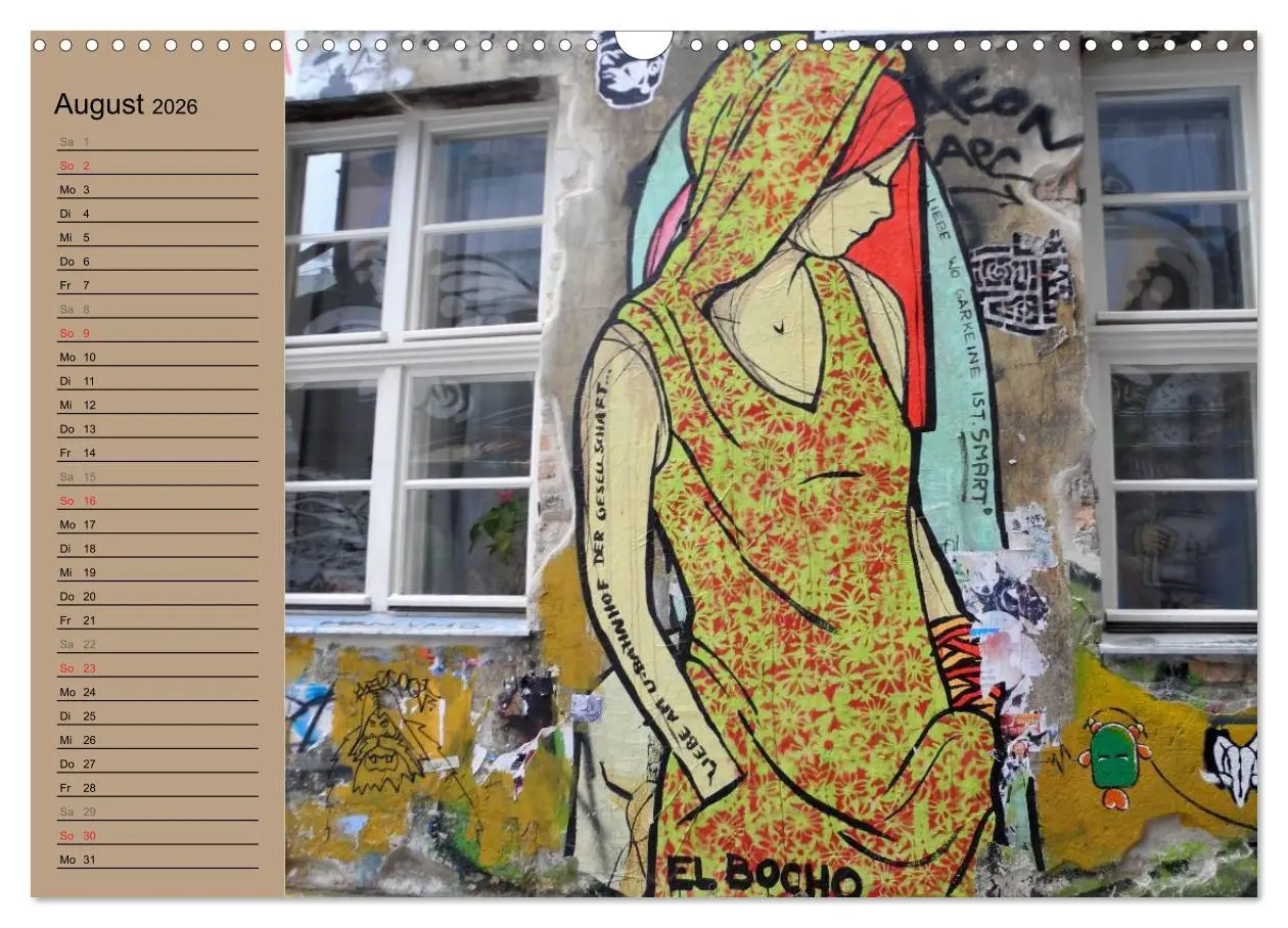 Bild: 9783516149579 | Street-Art Berlin (Wandkalender 2026 DIN A3 quer), CALVENDO...