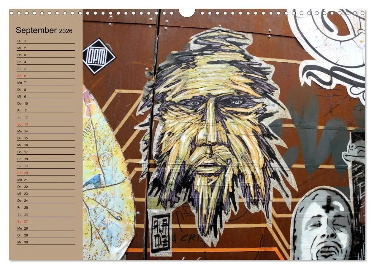 Bild: 9783516149579 | Street-Art Berlin (Wandkalender 2026 DIN A3 quer), CALVENDO...