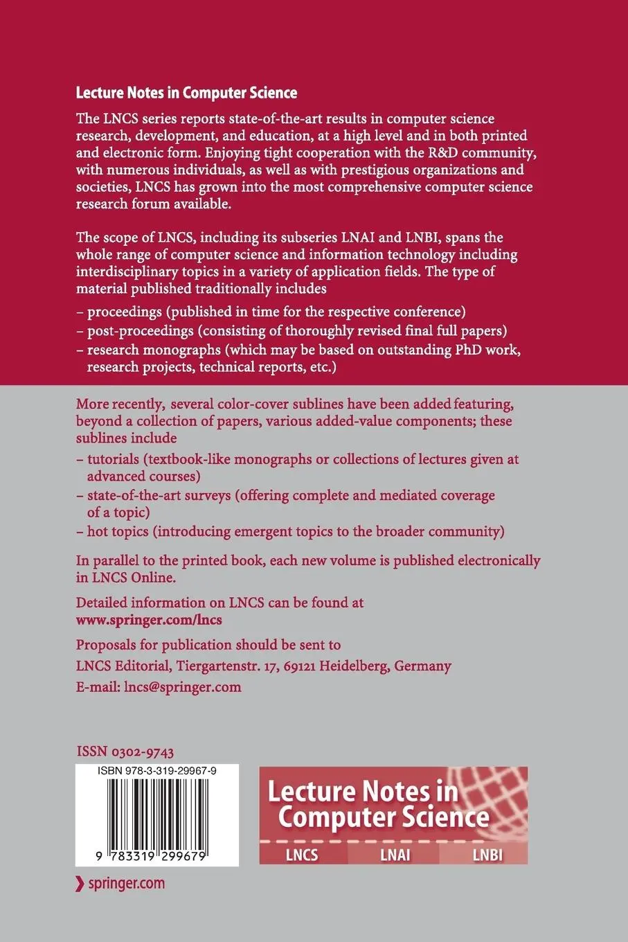 Rückseite: 9783319299679 | Graphical Models for Security | Sjouke Mauw (u. a.) | Taschenbuch | ix