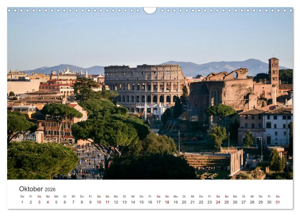 Bild: 9783457599679 | Rom - Die wunderschöne Hauptstadt Italiens. (Wandkalender 2026 DIN...