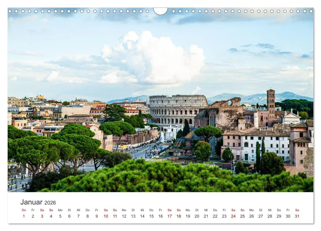 Bild: 9783457599679 | Rom - Die wunderschöne Hauptstadt Italiens. (Wandkalender 2026 DIN...