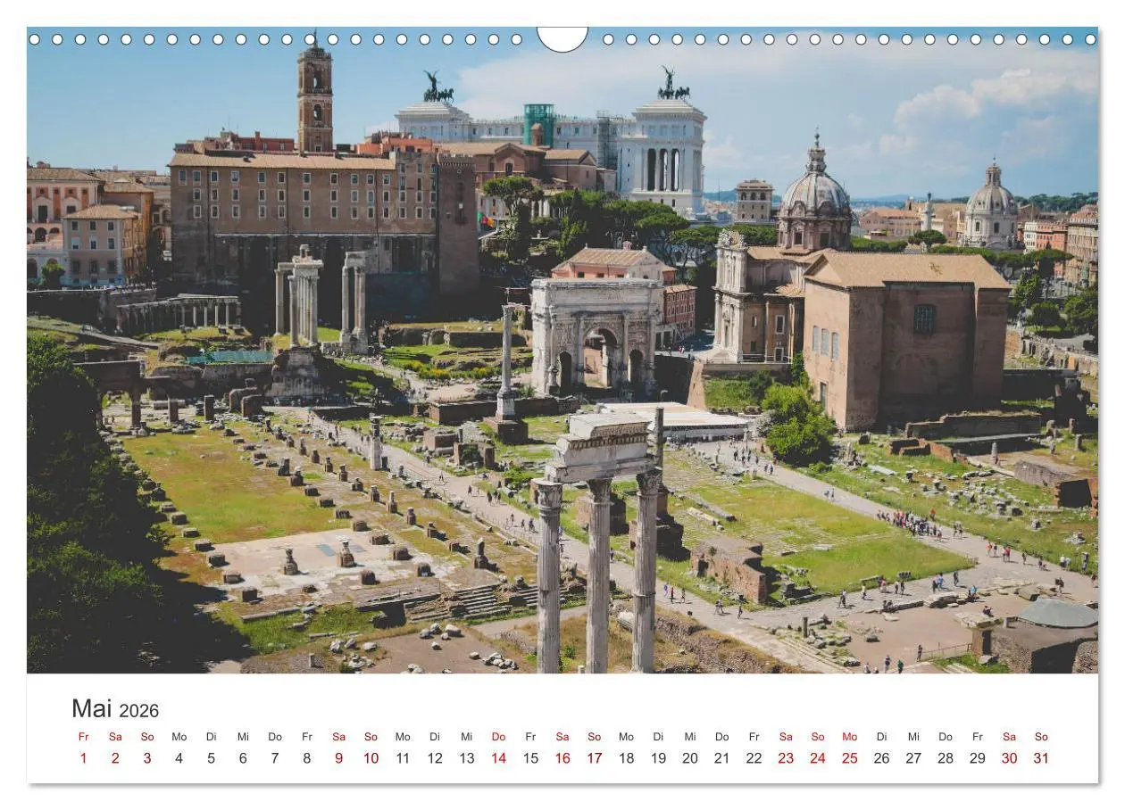 Bild: 9783457599679 | Rom - Die wunderschöne Hauptstadt Italiens. (Wandkalender 2026 DIN...