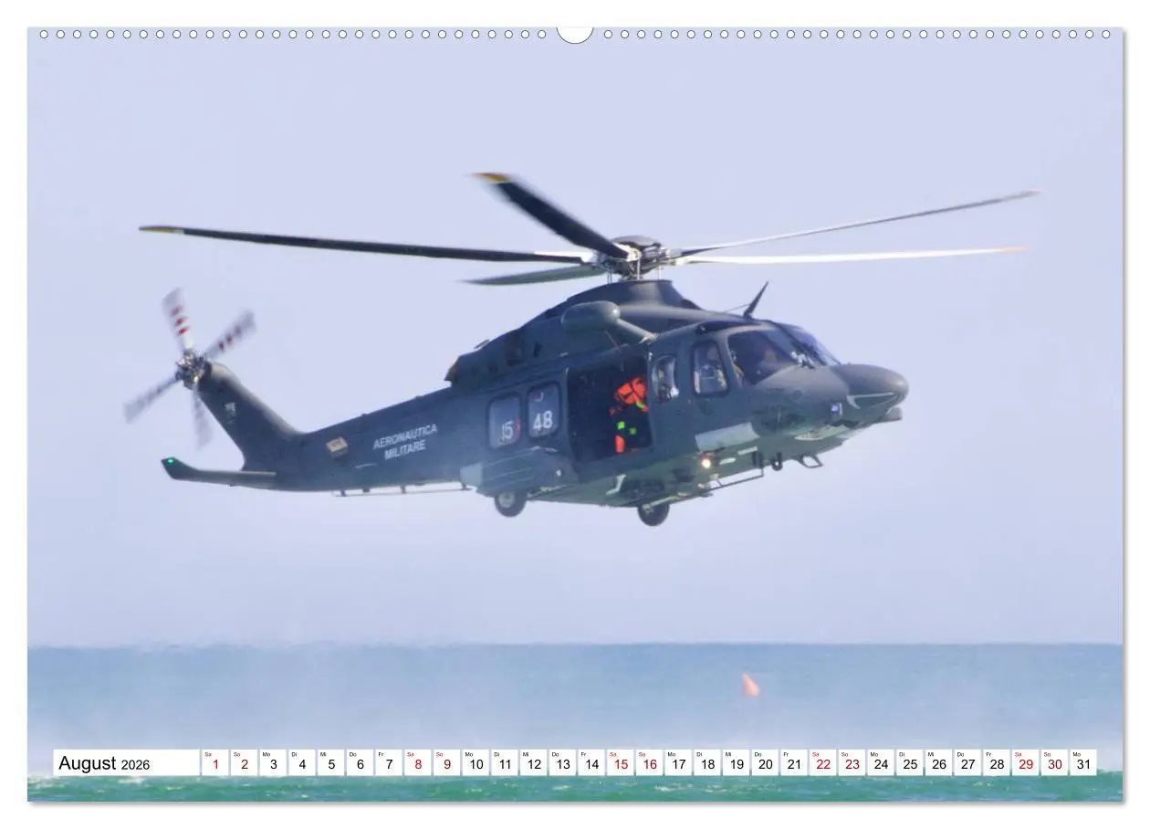 Bild: 9783457739679 | Hubschrauber in Action (Wandkalender 2026 DIN A2 quer), CALVENDO...