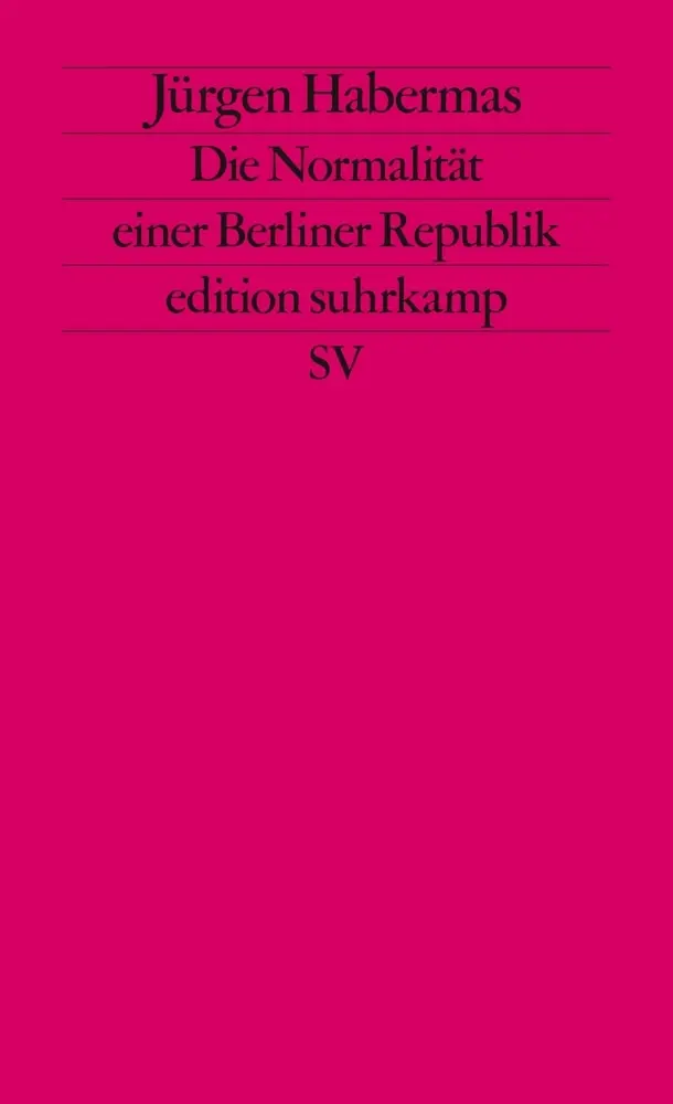 Cover: 9783518119679 | Die Normalität einer Berliner Republik | Jürgen Habermas | Taschenbuch
