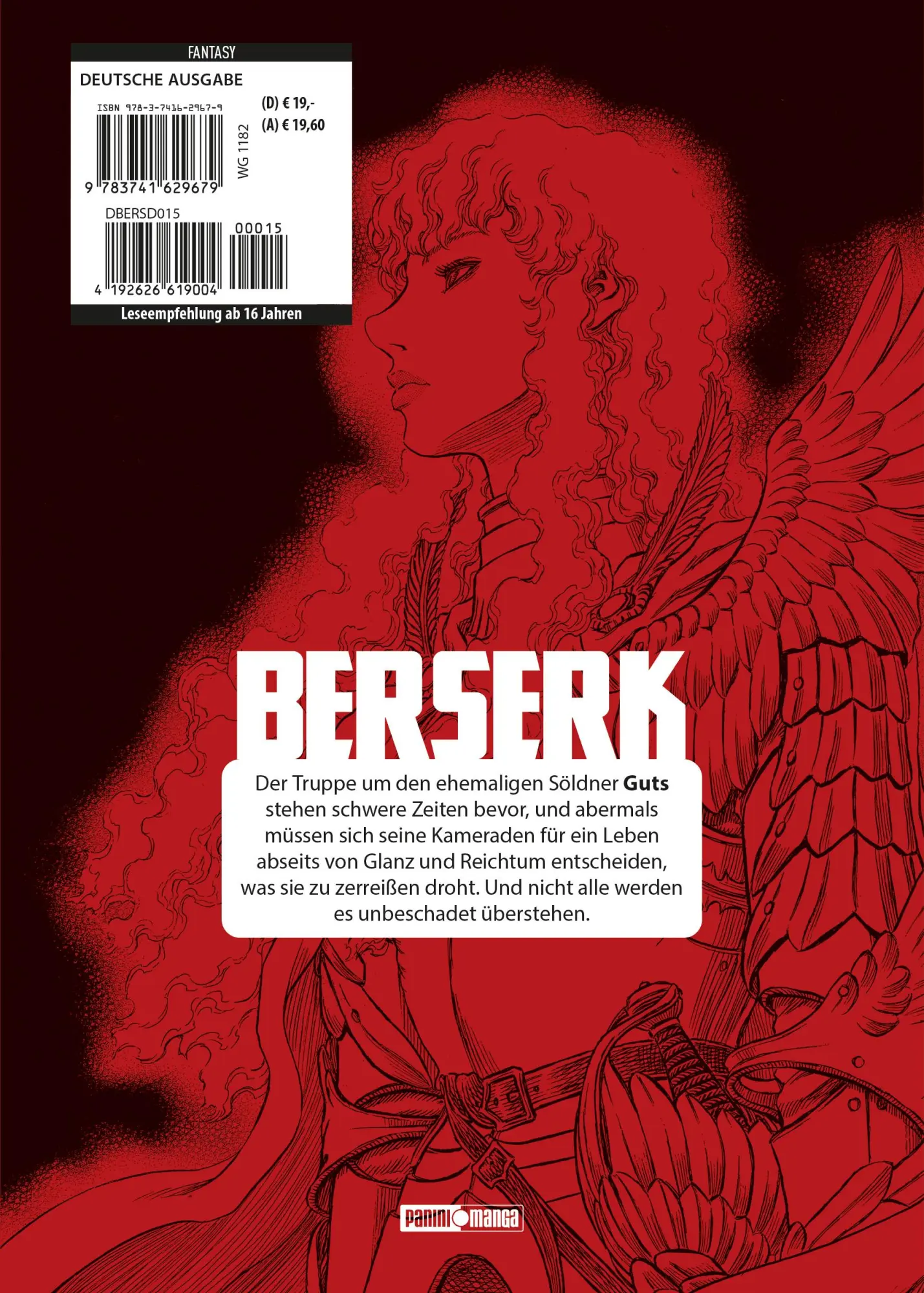Rückseite: 9783741629679 | Berserk: Ultimative Edition 15 | Kentaro Miura | Taschenbuch | 418 S.